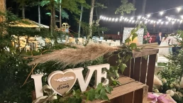 decorazione love matrimonio
